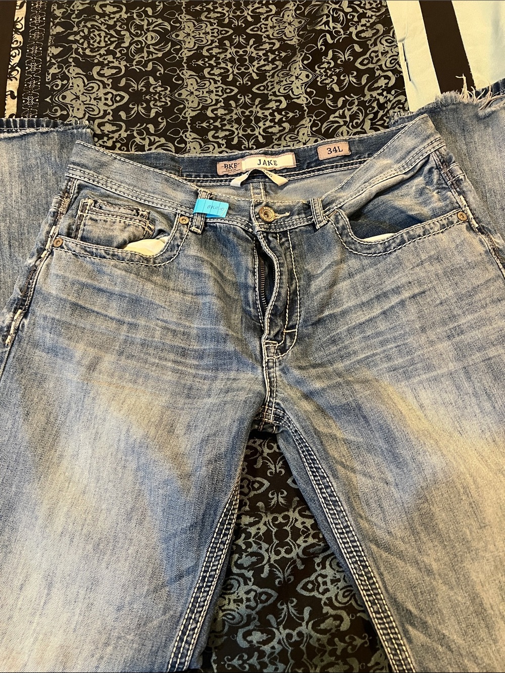 BKE Light Blue Jake Straight Jeans